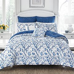 Laura Ashley Lifestyles Wisteria Floral Comforter Set