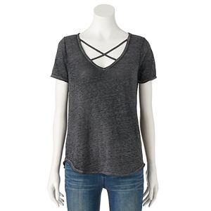 Women's Rock & Republic® Crisscross Tee