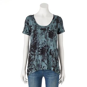 Women's Rock & Republic® High-Low Tie-Dye Tee