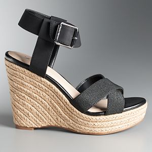 Simply Vera Vera Wang Josephine Women's Espadrille Wedge Sandals