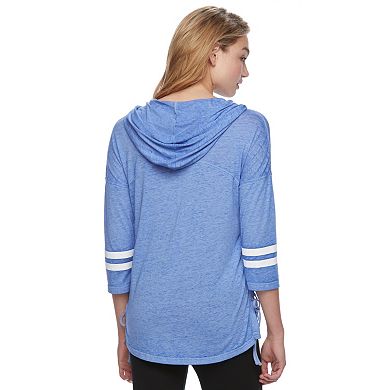 Juniors' SO® Perfectly Soft Lace-Up Side Hoodie
