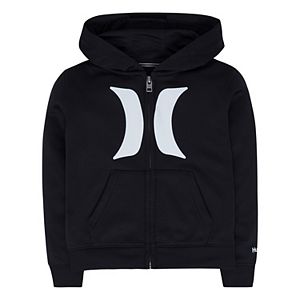 Boys 4-7 Hurley DRI-Fit Logo Zip Hoodie