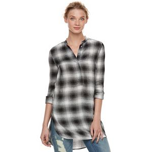 Women's Rock & Republic® Plaid Tunic