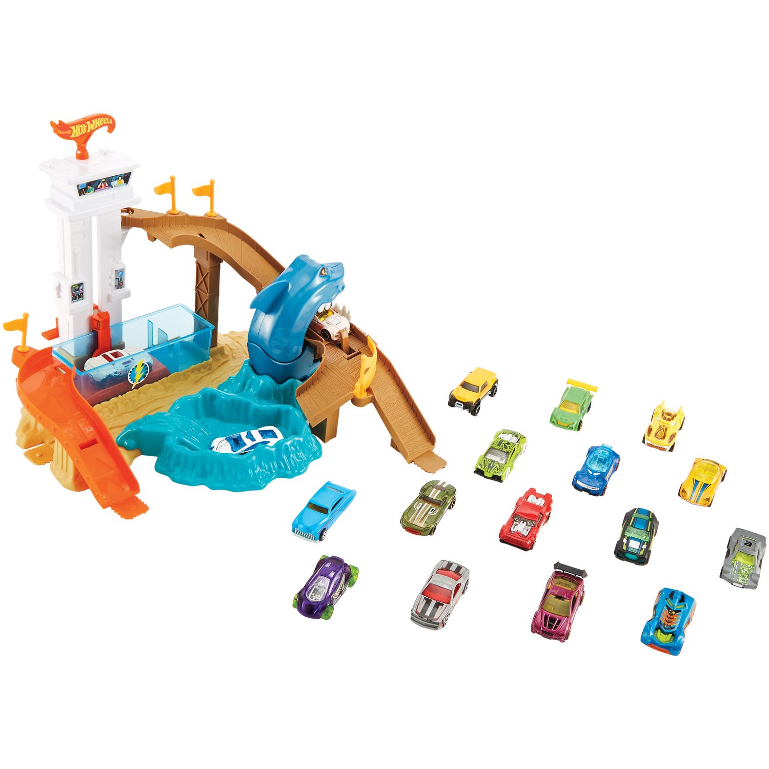 hot wheels 10 in 1 playset