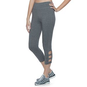 Juniors' SO® Cutout Capri Yoga Leggings