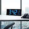 AcuRite Oversized LED Clock with Indoor Temperature