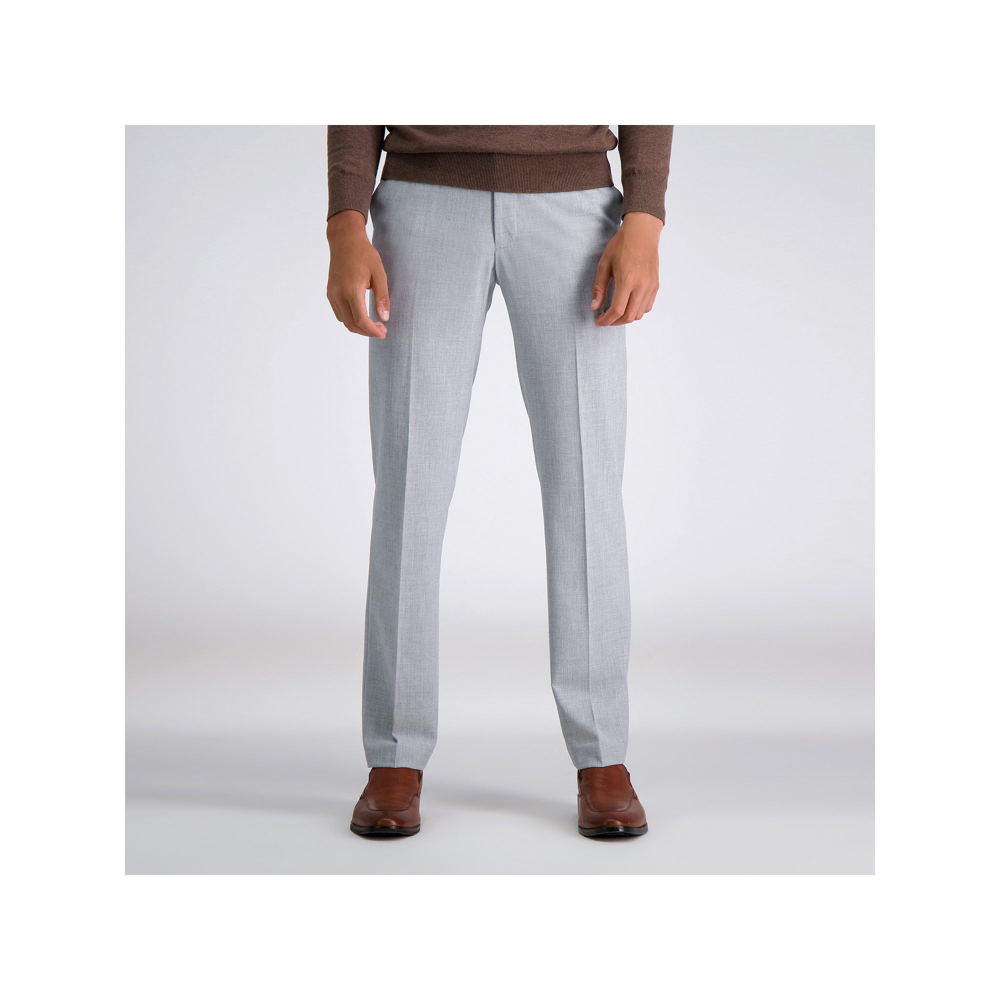 Mens J.M. Haggar Premium Slim-Fit 4-Way Stretch Flat-Front Dress Pants, Si