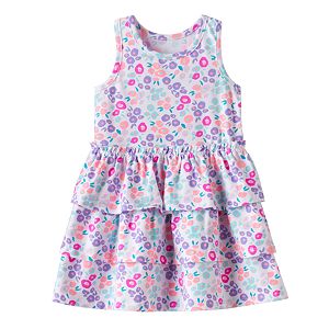 Toddler Girl Jumping Beans庐 Print Tiered Dress