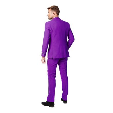 Men's OppoSuits Slim-Fit Solid Suit & Tie Set