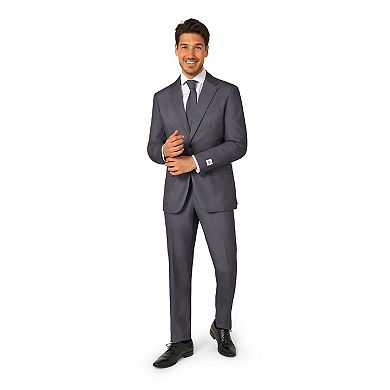 Men's OppoSuits Slim-Fit Solid Suit & Tie Set