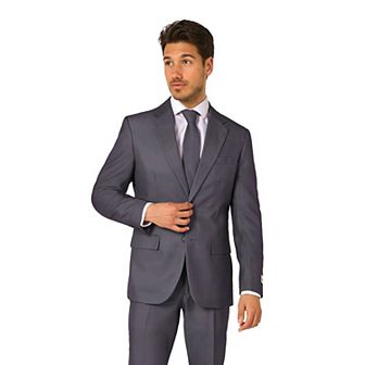 Men's OppoSuits Slim-Fit Solid Suit & Tie Set