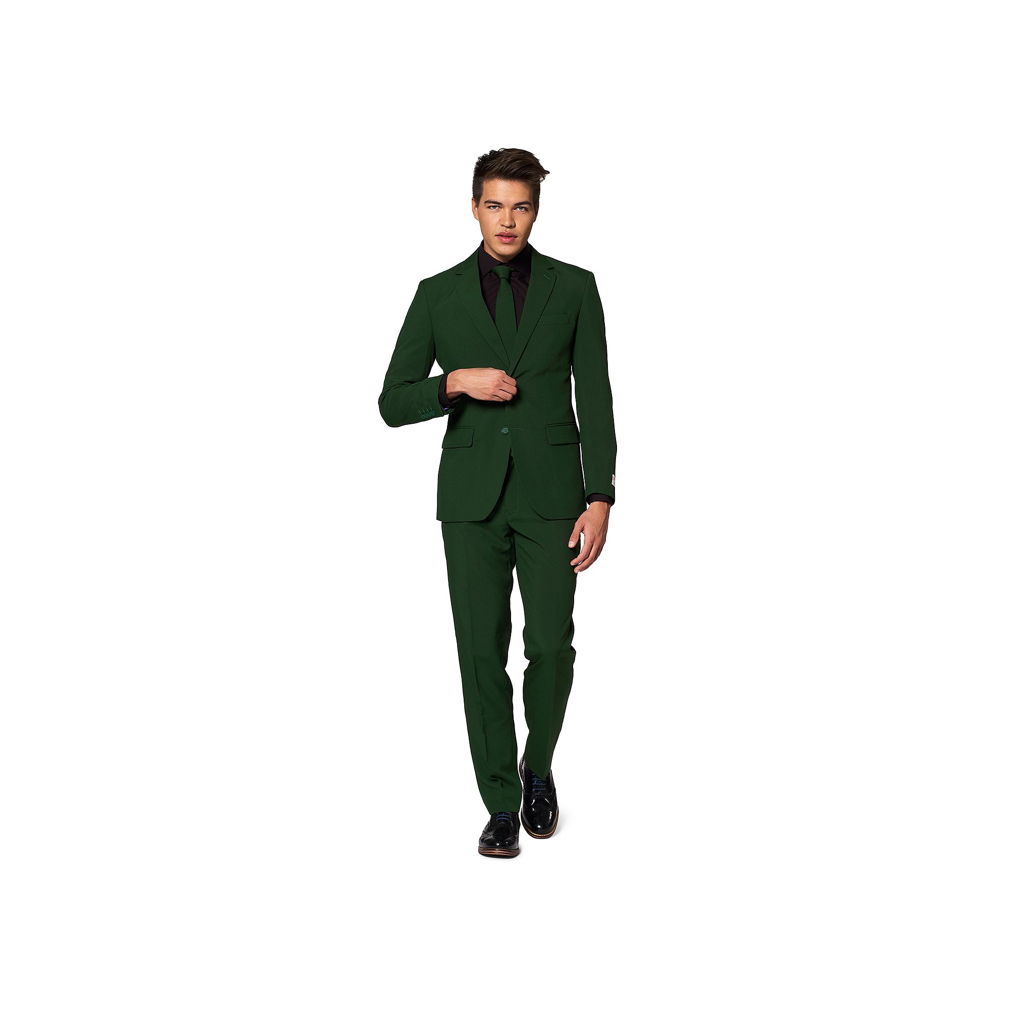 Mens OppoSuits Slim-Fit Solid Suit & Tie Set, Size: 36 - Regular, Glorious