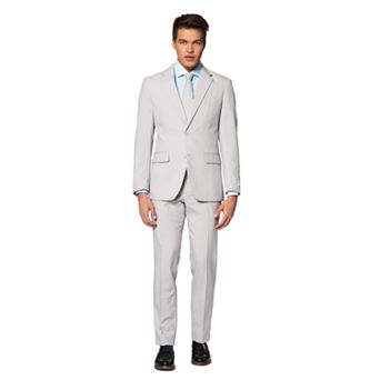 Men's OppoSuits Slim-Fit Solid Suit & Tie Set