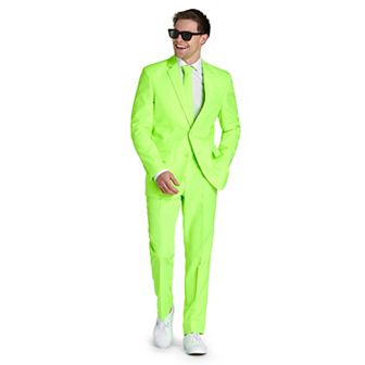 Men's OppoSuits Slim-Fit Solid Suit & Tie Set