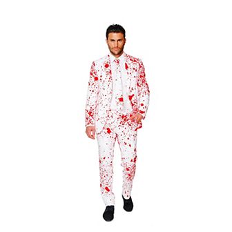 Men's OppoSuits Zombiac Modern-Fit Halloween Costume Zombie Novelty Suit & Tie Set