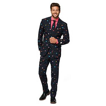 Men's OppoSuits Pac-Man Slim-Fit Suit & Tie Set