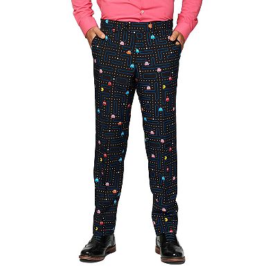 Men's OppoSuits Slim-Fit Pac-Man Suit & Tie Set