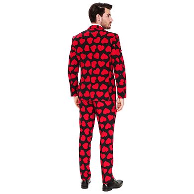 Men's OppoSuits Slim-Fit Novelty Pattern Suit & Tie Set