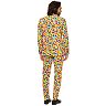 Men's OppoSuits Slim-Fit Novelty Pattern Suit & Tie Set