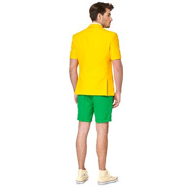Men's OppoSuits Slim-Fit Novelty Short Sleeve Suit & Tie Set