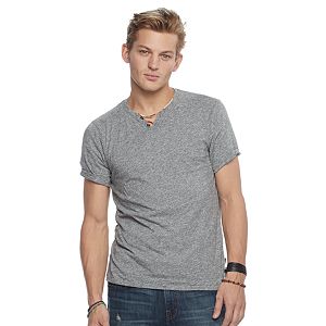 Men’s Rock & Republic Textured Notchneck Tee