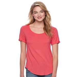 Juniors' SO® Open Back Tee