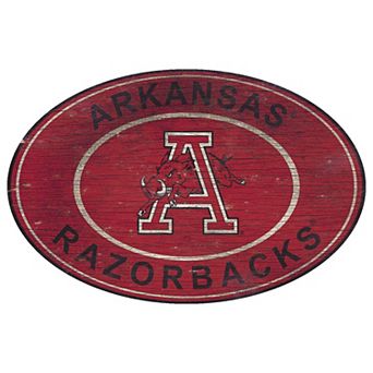 Arkansas Razorbacks Heritage Oval Wall Sign