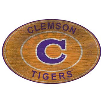 Clemson Tigers Heritage Oval Wall Sign