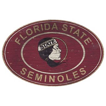 Florida State Seminoles Heritage Oval Wall Sign