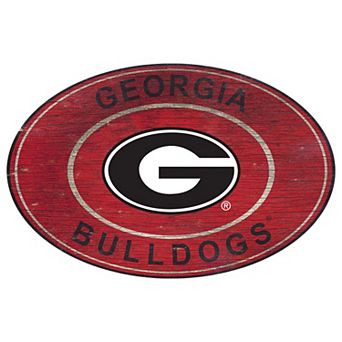 Georgia Bulldogs Heritage Oval Wall Sign