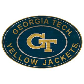 Georgia Tech Yellow Jackets Heritage Oval Wall Sign