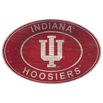 Indiana Hoosiers Heritage Oval Wall Sign