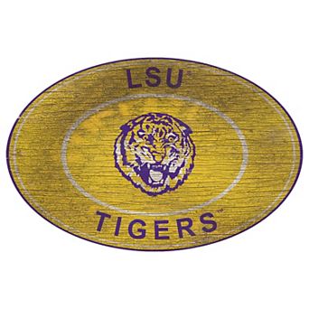 LSU Tigers Heritage Oval Wall Sign