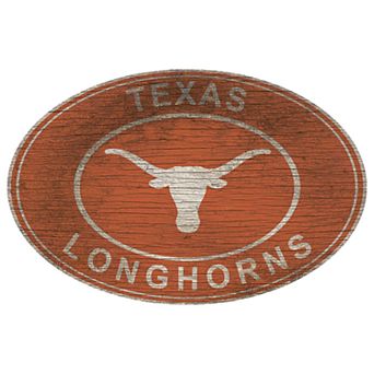 Texas Longhorns Heritage Oval Wall Sign