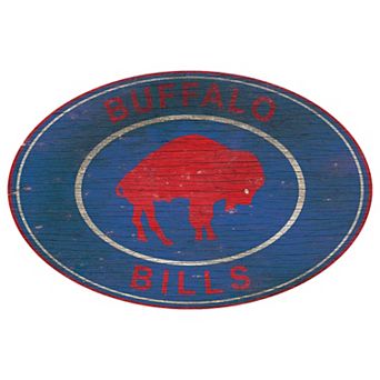 Buffalo Bills Heritage Oval Wall Sign