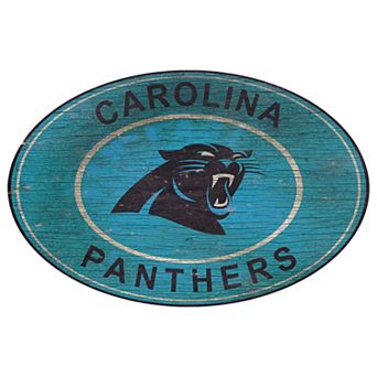 Carolina Panthers Heritage Oval Wall Sign
