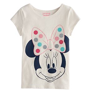 Disney's Minnie Mouse Girls 4-10 Short-Sleeved Dot Tee by Jumping Beans®