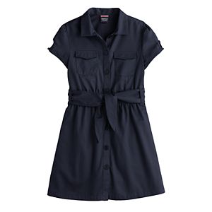 Girls 4-20 French Toast Belted Safari Dress