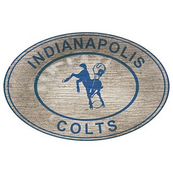 Indianapolis Colts Heritage Oval Wall Sign