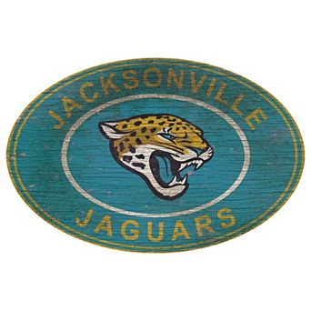 Jacksonville Jaguars Heritage Oval Wall Sign