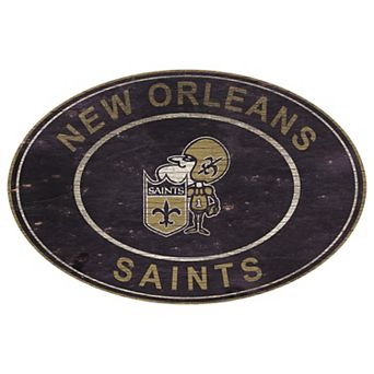 New Orleans Saints Heritage Oval Wall Sign