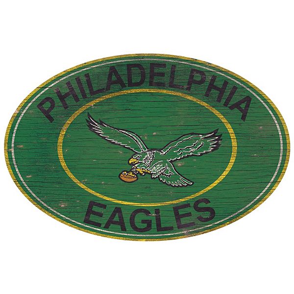 Philadelphia Eagles Heritage Oval Wall Sign