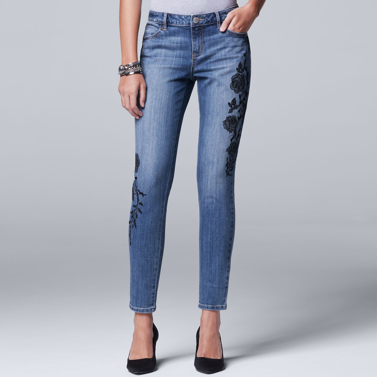 kohls vera wang petite jeans