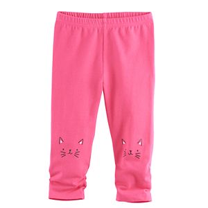 Baby Girl Jumping Beans® Kitty Leggings
