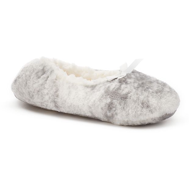 Fuzzy store ballerina slippers