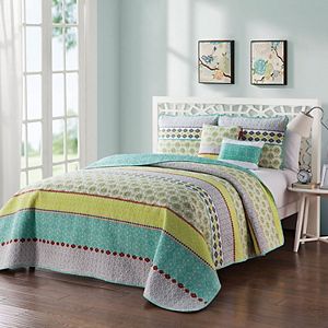 VCNY Dharma Embellished Quilt Set