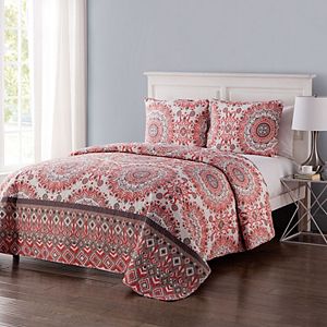 VCNY Phoebe Reversible Quilt Set
