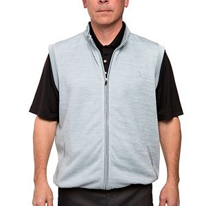 Men's Pebble Beach Classic-Fit Full-Zip Performance Golf Sweater Vest