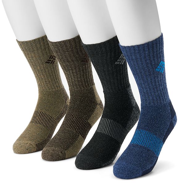 Extended Size Columbia Moisture-Control Performance Crew Socks