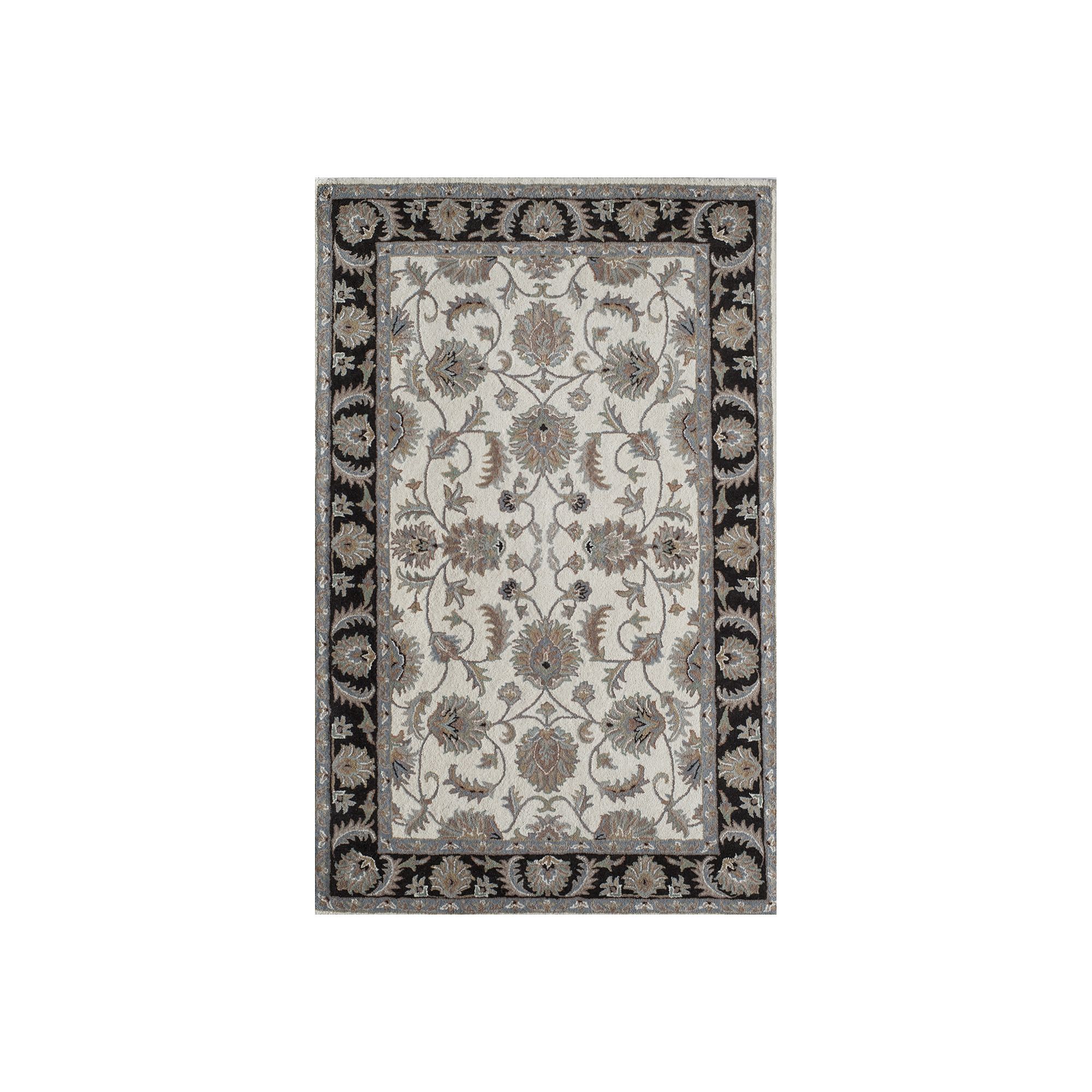 Rugs America New Dynasty Rug, Ivory Grey